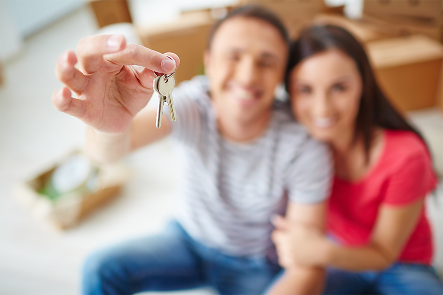 first time homebuyers with keys